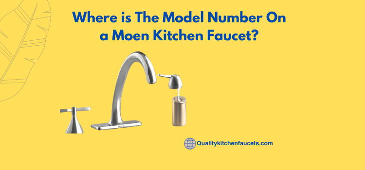 Where is The Model Number On a Moen Kitchen Faucet?