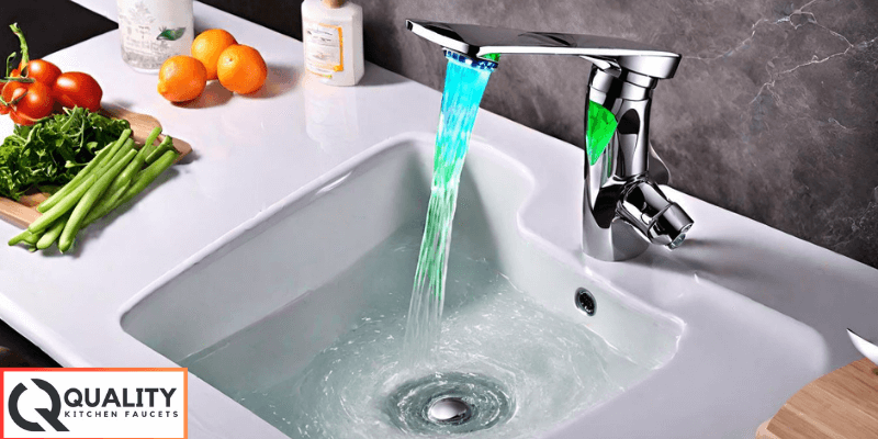 AIMADI with LED Light Two Spout water tap for kitchen