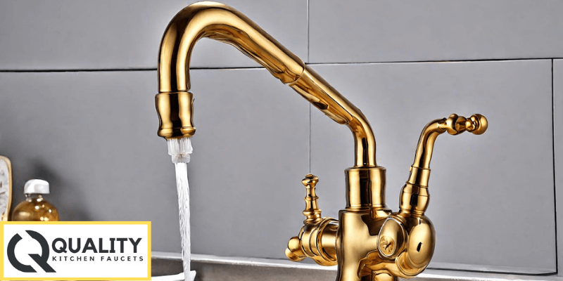 WOWOW Vintage Gold Kitchen water tap