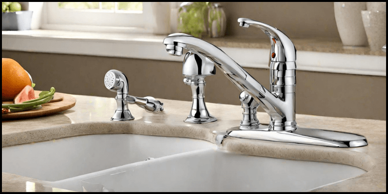 Peerless Kitchen Faucet with Side Sprayer