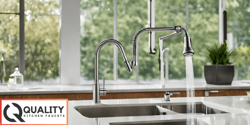 What is a pre-rinse kitchen faucet?