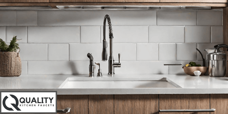 What is a pre-rinse kitchen faucet, and how does it differ from a regular faucet?