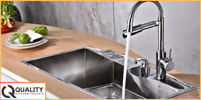 Bokaiya Waterfall Kitchen Sink with Faucet combination