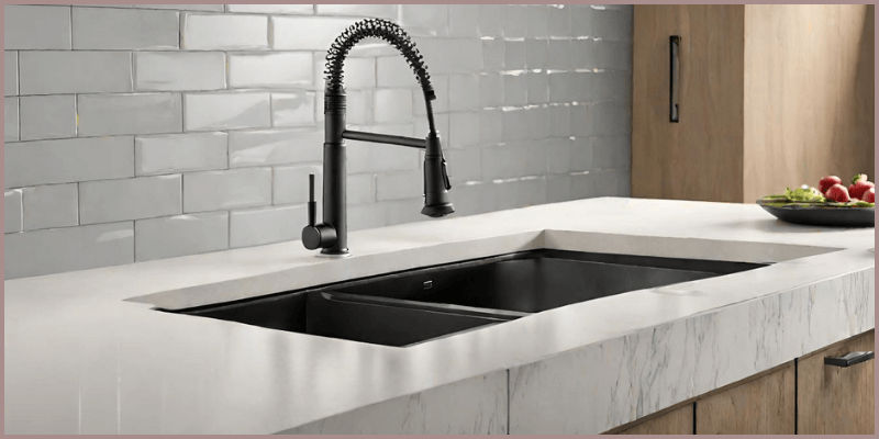 KOHLER K-REC22745-SD-BL Black Semi-Professional Kitchen Faucet