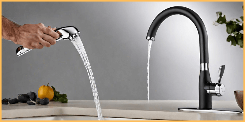 No-touch kitchen faucet Technology