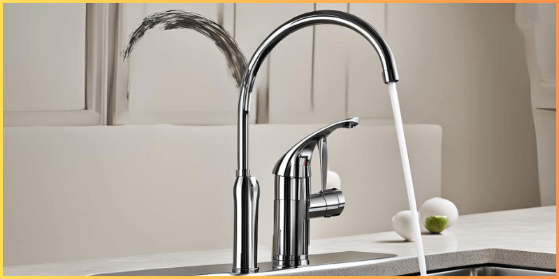 KITCHEN FAUCET WITH PULL DOWN SPRAYER