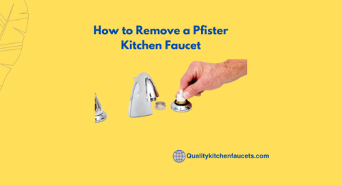 How to Remove a Pfister Kitchen Faucet 